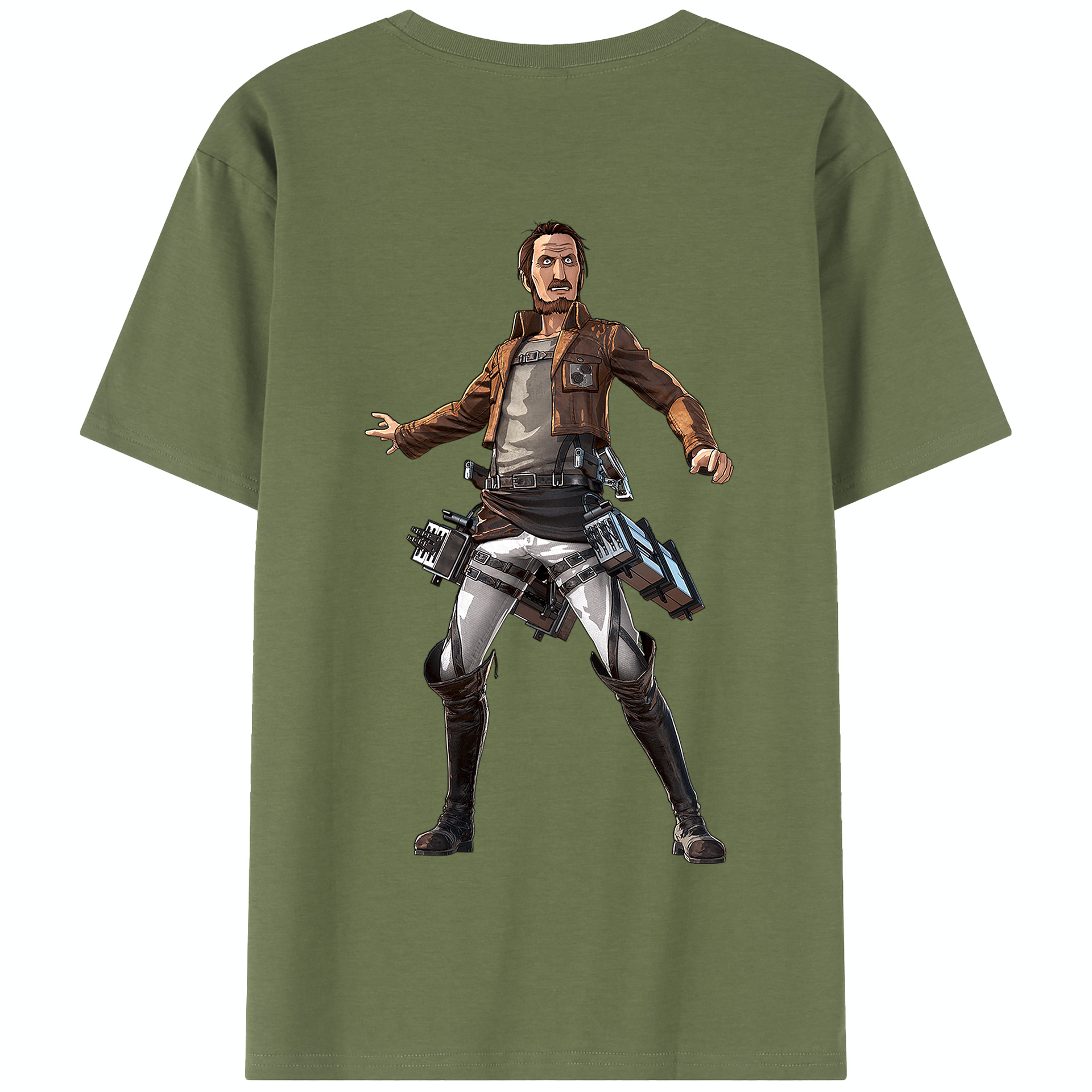 （画像用） 進撃の巨人 Attack on Titan 綿100％半袖Tシャツ（背面プリント）